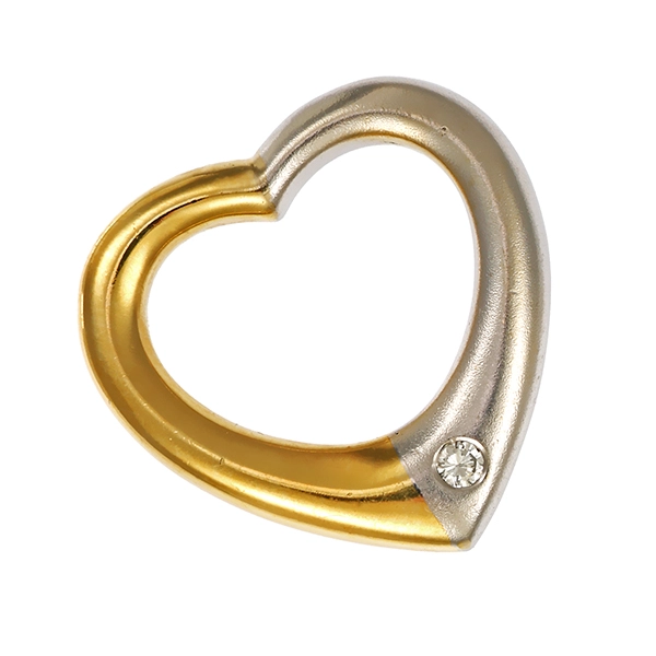 Anhänger, 14K, Gelb-/Weißgold, Brillant, Christ