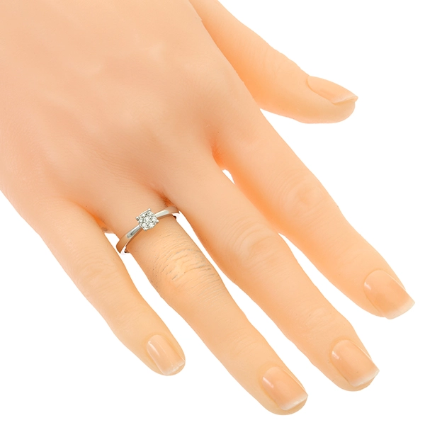 Diamantring, 14K, Weißgold, Brillanten