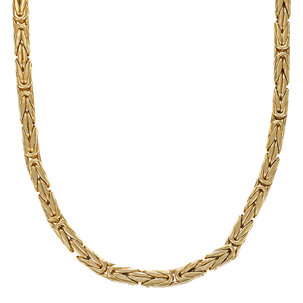 Königskette, 14K, Gelbgold
