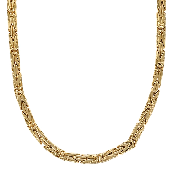 Königskette, 14K, Gelbgold