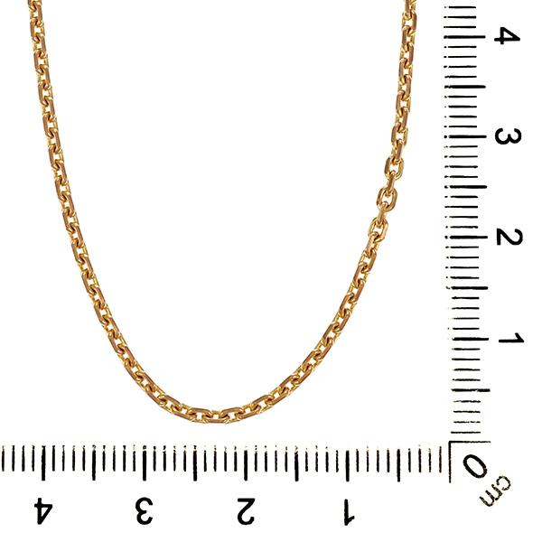 Collierkette, 8K, Gelbgold, Anker