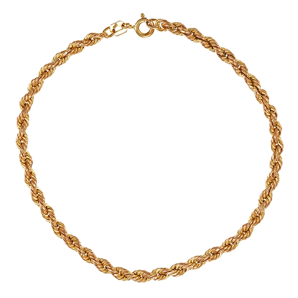 Armband, 8K, Gelbgold, Kordel-