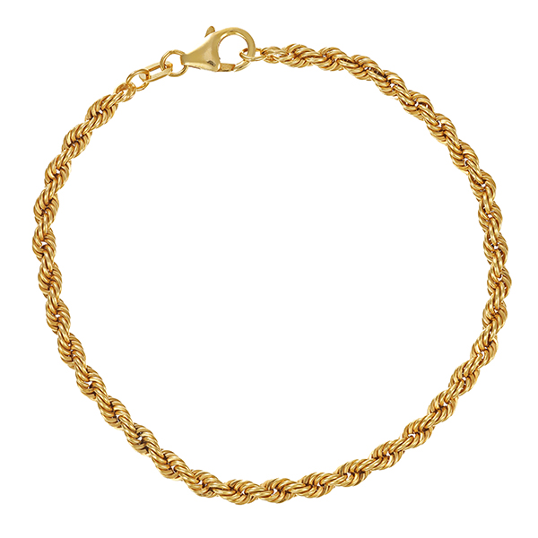 Armband, 14K, Gelbgold, Kordel