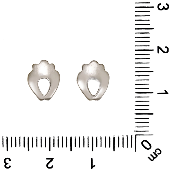 Ohrstecker, 18K, Weißgold