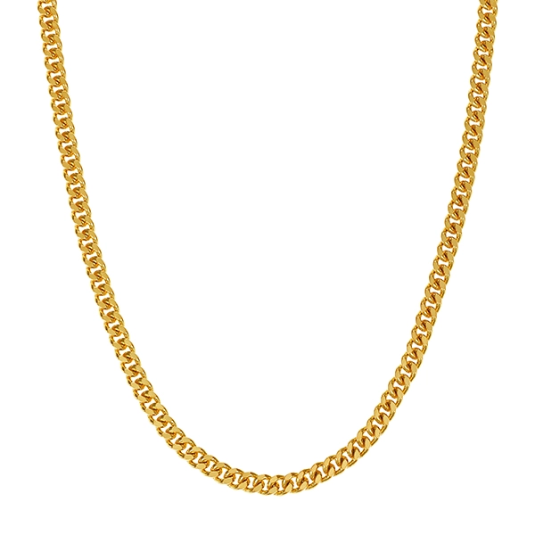 Kette, 8K, Gelbgold, Panzer-
