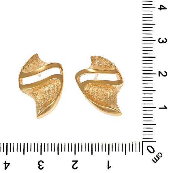 Ohrstecker, 14K, Gelbgold