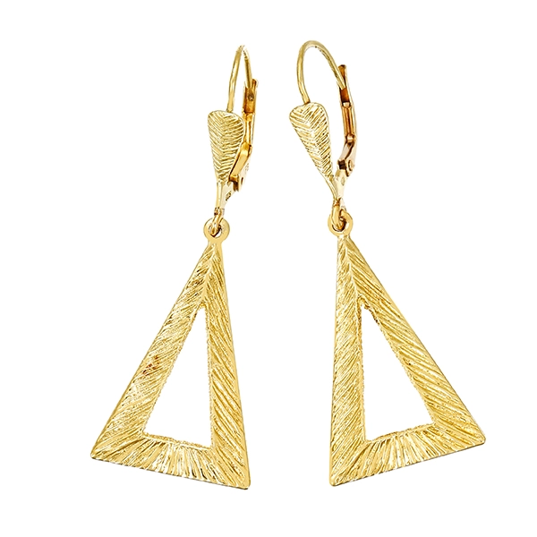 Ohrhänger, 14K, Gelbgold