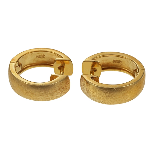 Ohrringe, 14K, Gelbgold, Creolen