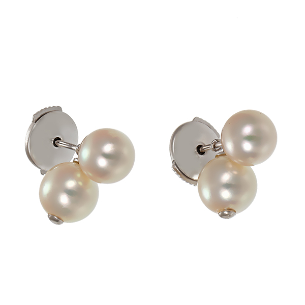 Steckhänger, 18K, Weißgold, Zuchtperle 