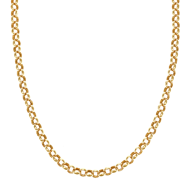 Collierkette, 14K, Gelbgold, Rundanker-