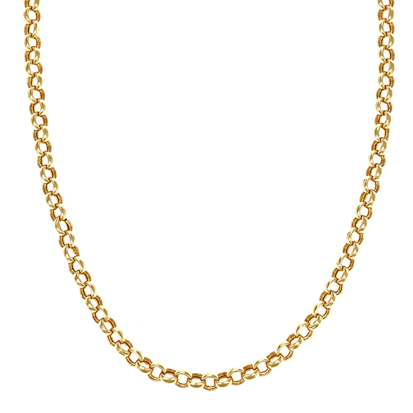 Collierkette, 14K, Gelbgold, Rundanker-
