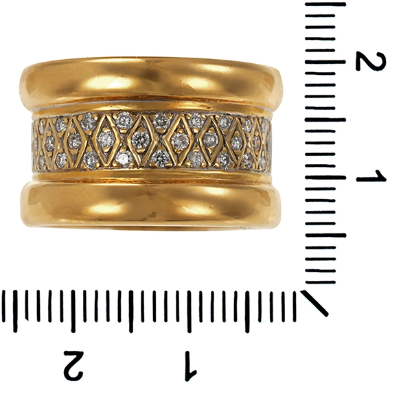 Ring, 18K, Gelbgold, Brillanten