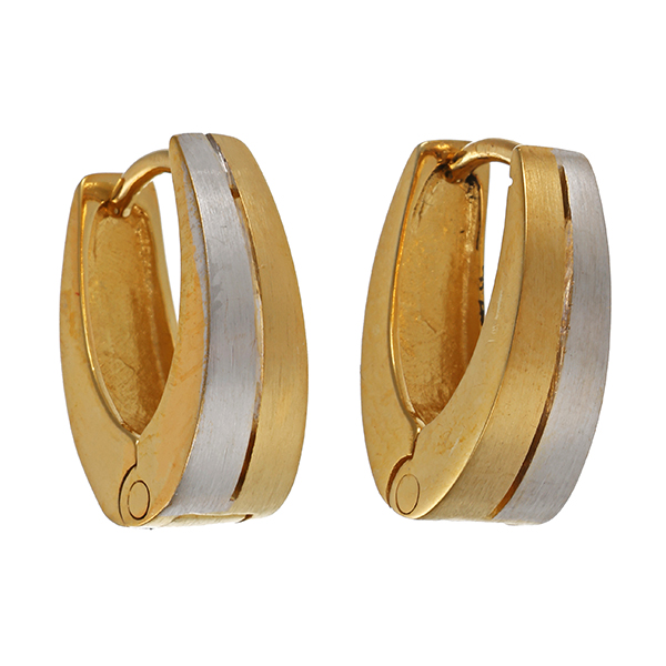 Steckhänger, 8K, Gelb-/weißgold