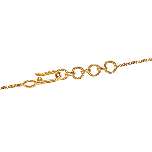 Collier, 14K, Gelb-/Weißgold, Brillanten