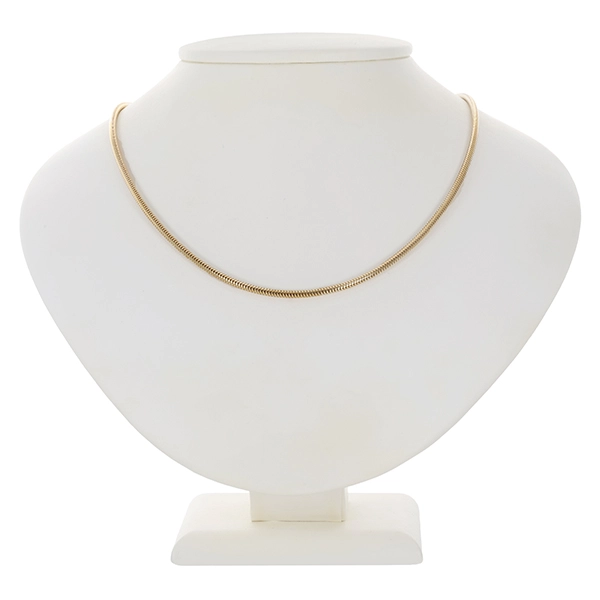 Kette, 18K, Gelbgold, Schlangen-