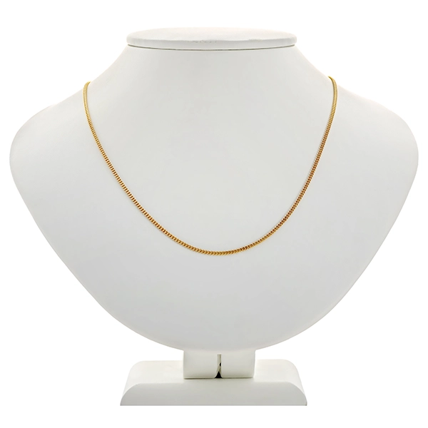 Kette, 8K, Gelbgold, Flachpanzer-