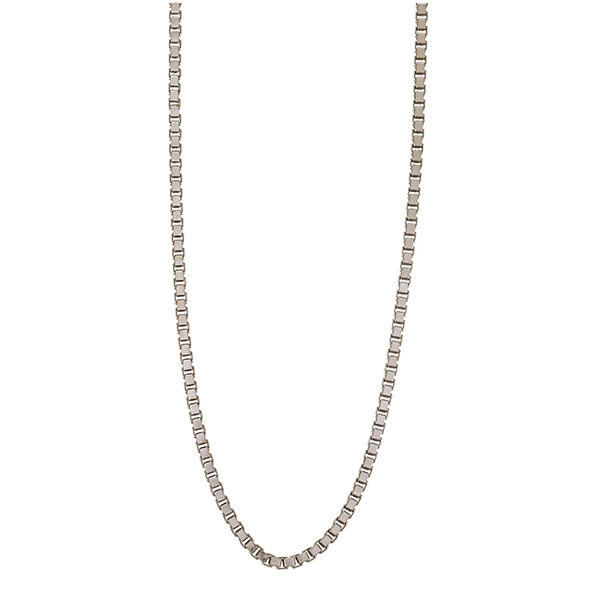 Collierkette, 14K, Weißgold