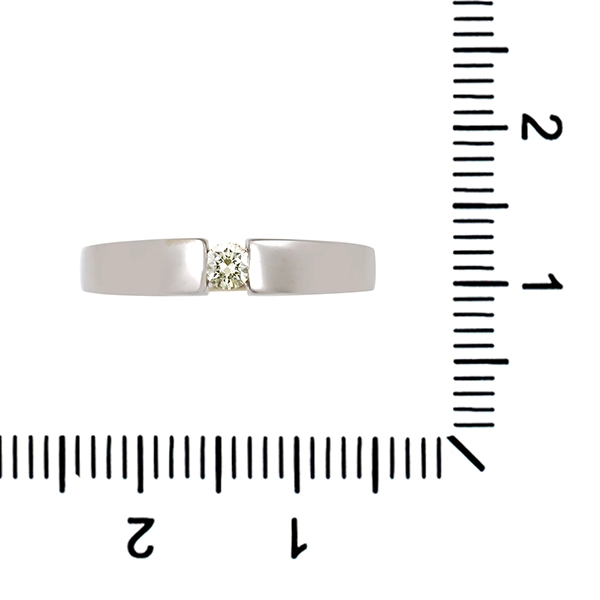 Diamantring, 14K, Weißgold, Brillant, Christ