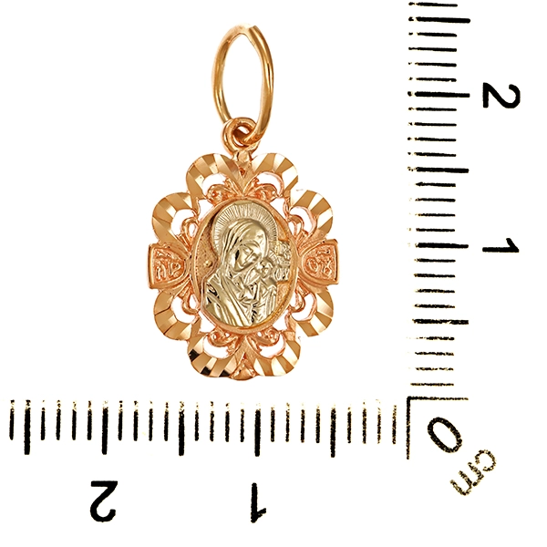 Anhänger, 14K, Rotgold