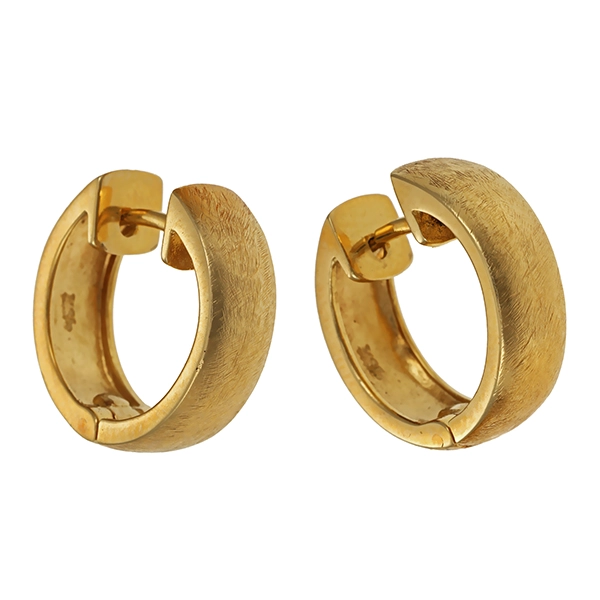 Ohrringe, 14K, Gelbgold, Creolen