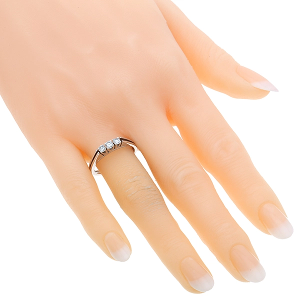 Diamantring, 14K, Weißgold, Brillanten