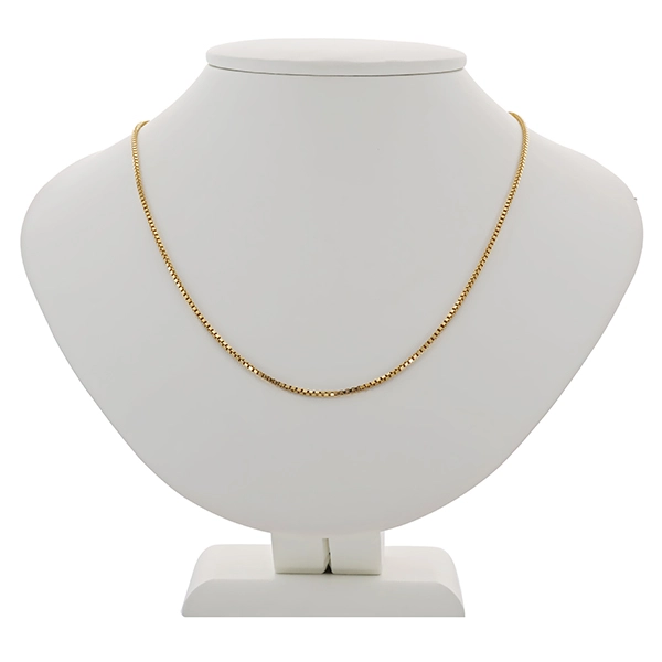 Collierkette, 14K, Gelbgold, Venezianer-
