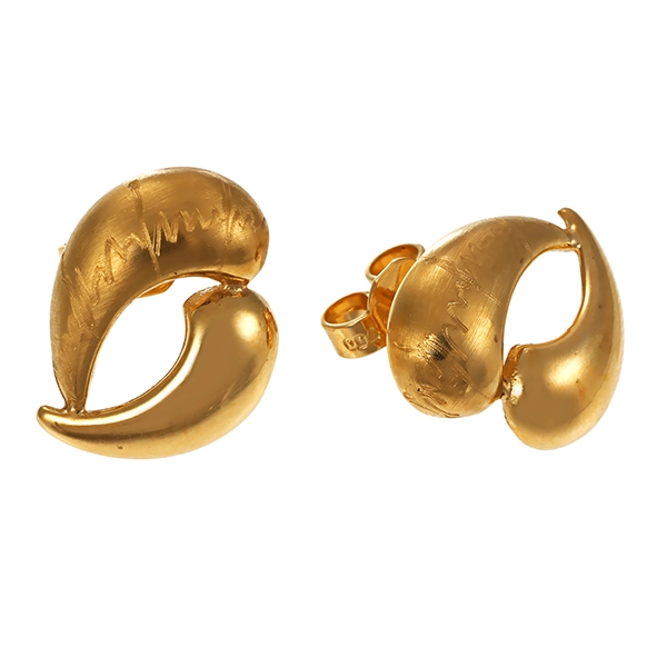Ohrstecker, 18K, Gelbgold