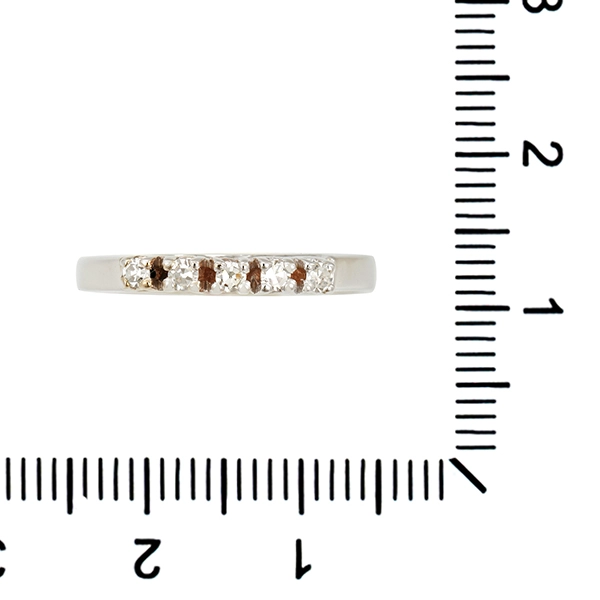 Diamantring, 14K, Weißgold