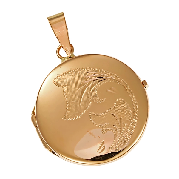 Medaillon, 14K, Gelbgold