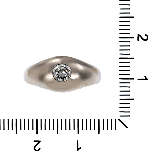 Brillantring, 18K, Weißgold, 0,25ct
