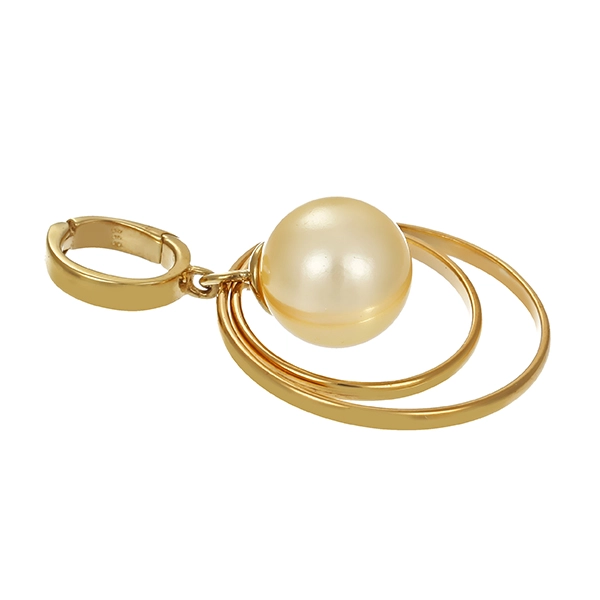 Anhänger, 8K, Gelbgold, synthetische Perle