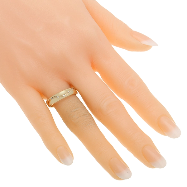 Diamantring, 14K, Gelbgold, Brillanten