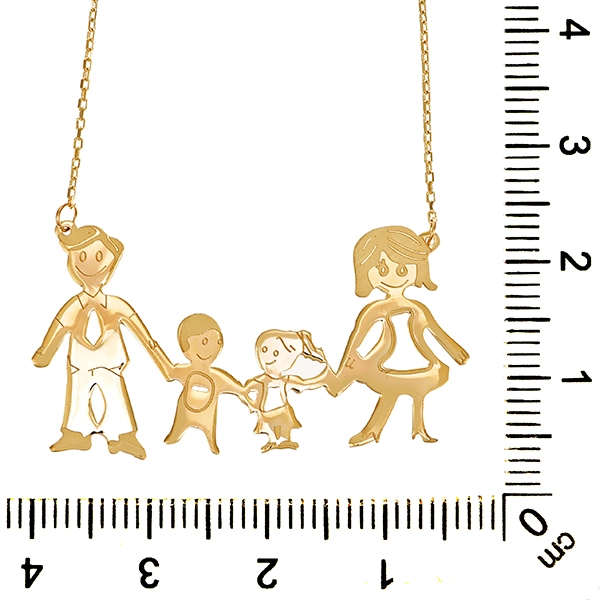 Collier, 14K, Gelbgold