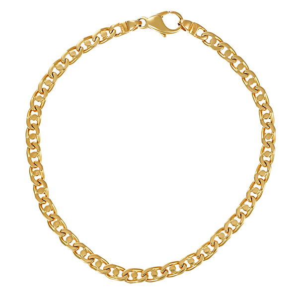 Armband, 14K, Gelbgold, Panzer