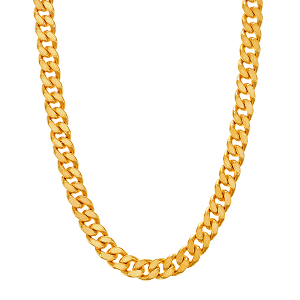 Kette, 18K, Gelbgold, Brillanten, Panzer