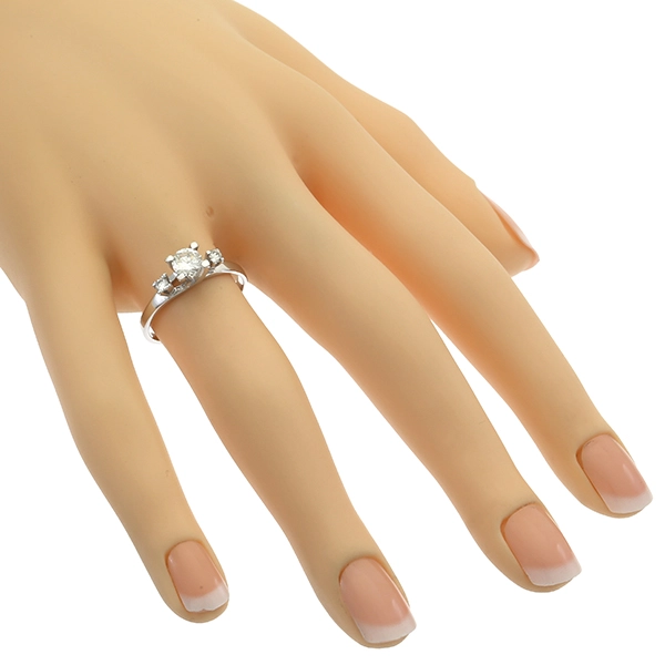 Diamantring, 14K, Weißgold, Brillanten 0,50 ct