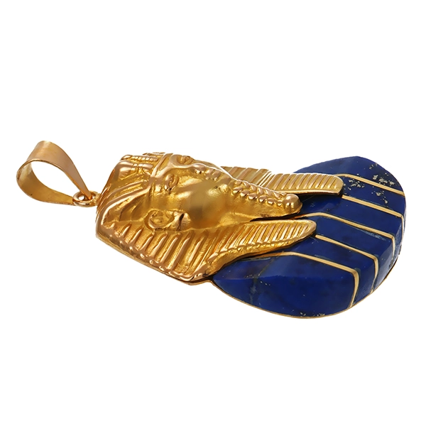 Anhänger, 18K, Gelbgold, Lapis