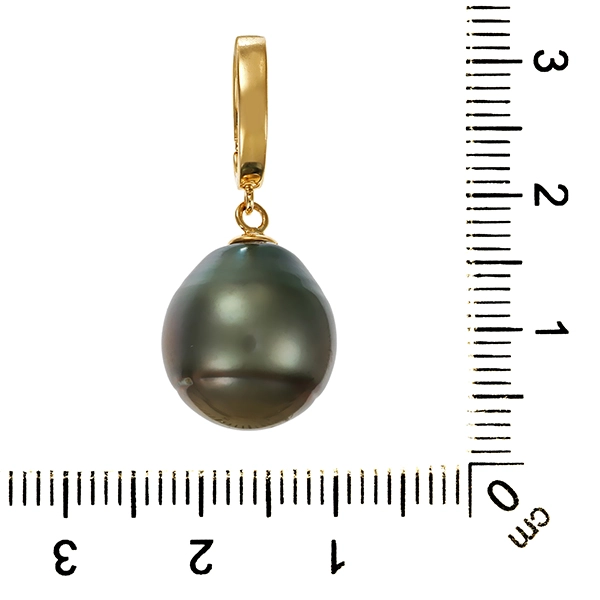 Anhänger, 14K, Gelbgold, Perle