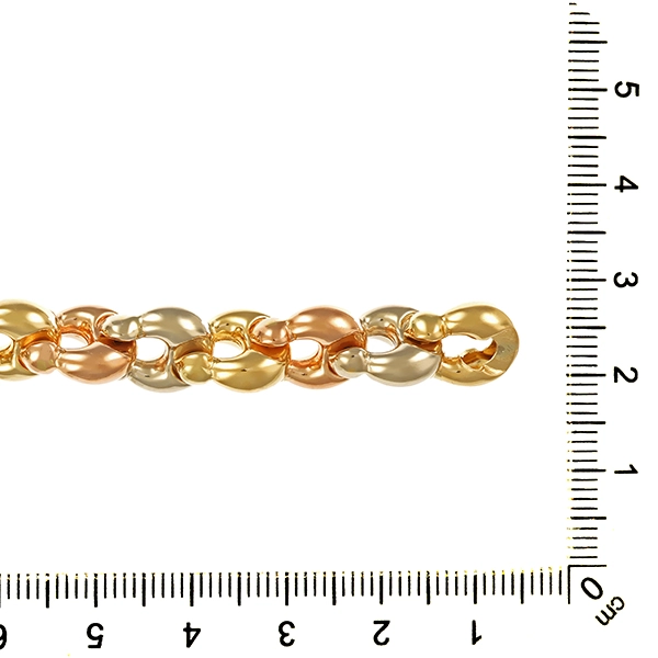 Armband, 18K,  Rot-/Weiß-/Gelbgold
