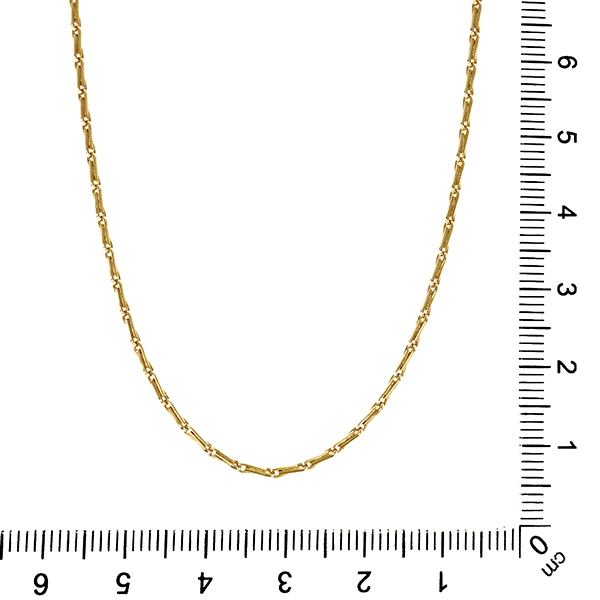 Collierkette, 14K, Gelbgold, Haferkorn