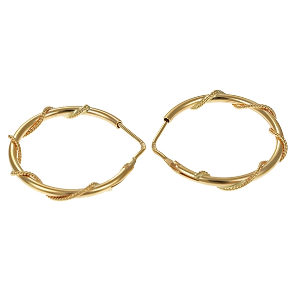Creolen, 14K, Gelbgold