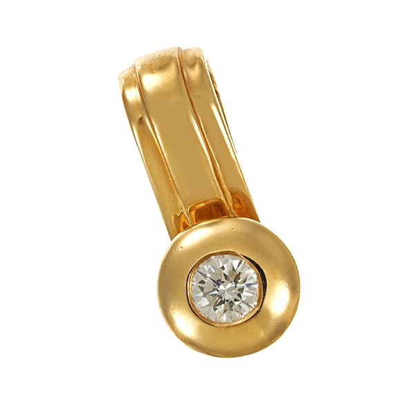Anhänger, 14K, Gelbgold, Brillant