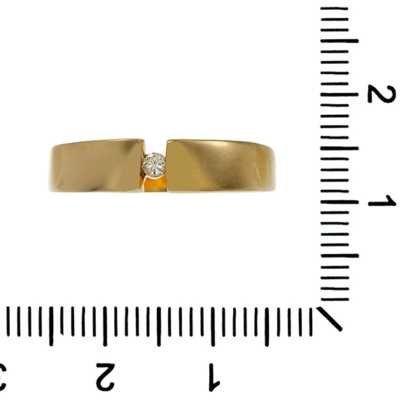 Diamantring, 8K, Gelbgold, Brillant