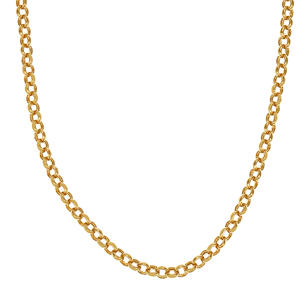 Collierkette, 14K, Gelbgold, Erbs-