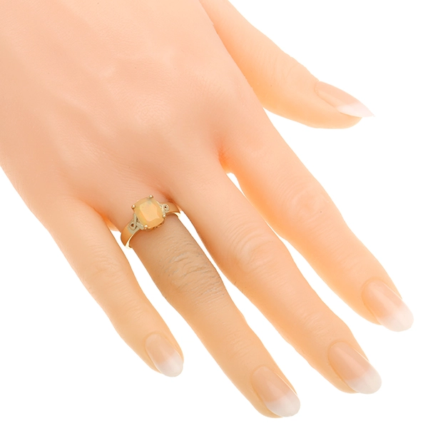 Ring, 9K, Gelbgold, Opal