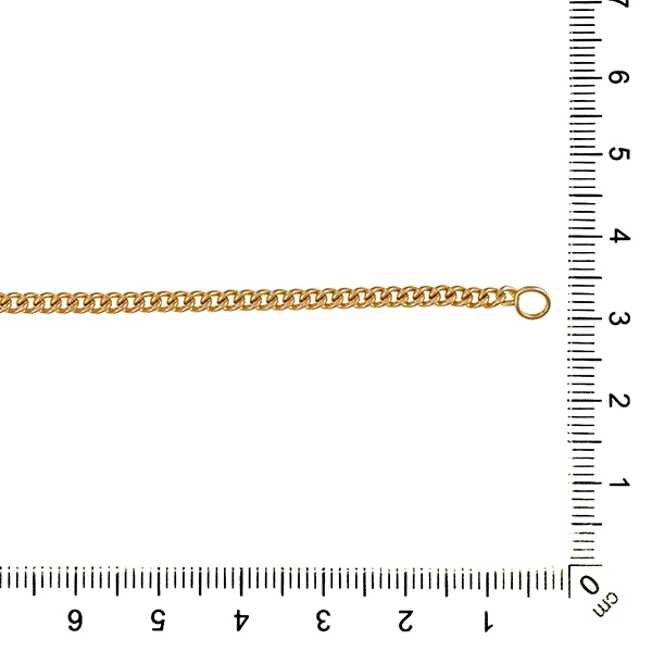 Armband, 14K, Gelbgold, Panzer-