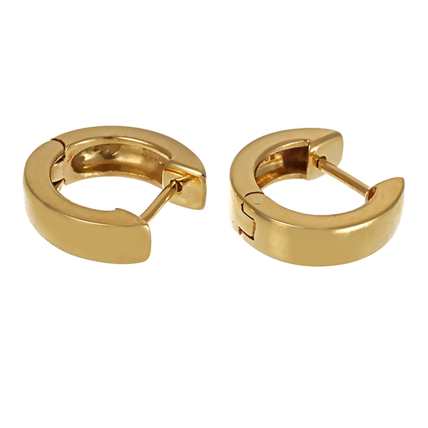 Ohrringe, 14K, Gelbgold, Creolen