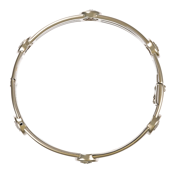 Armreif, 18K, Weißgold, 6 Brillanten z ca 1,5 ct