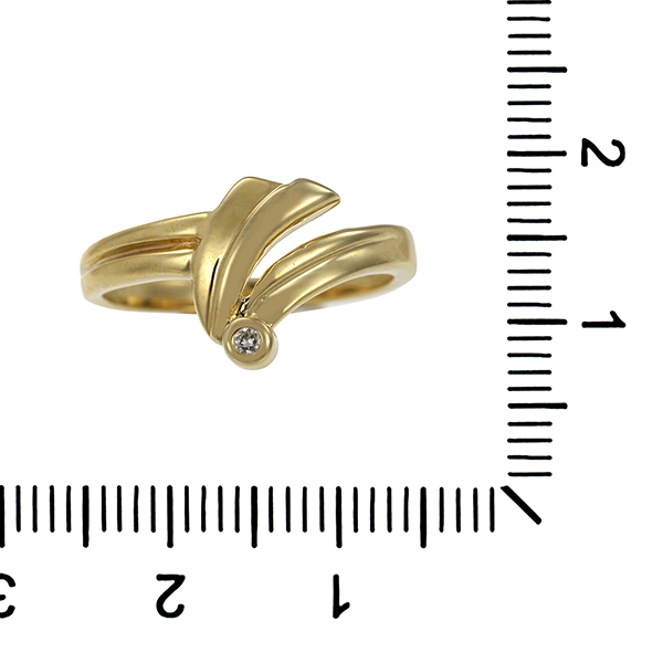 Diamantring, 8K, Gelbgold, Brillant