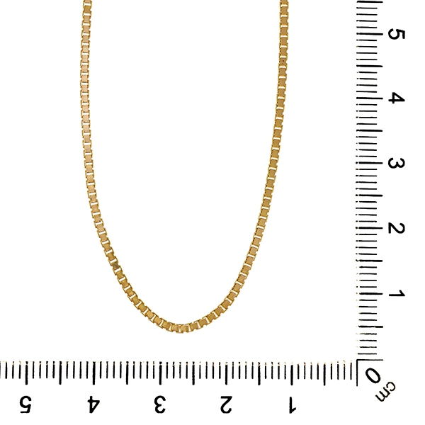 Collierkette, 14K, Gelbgold, Venezianer-
